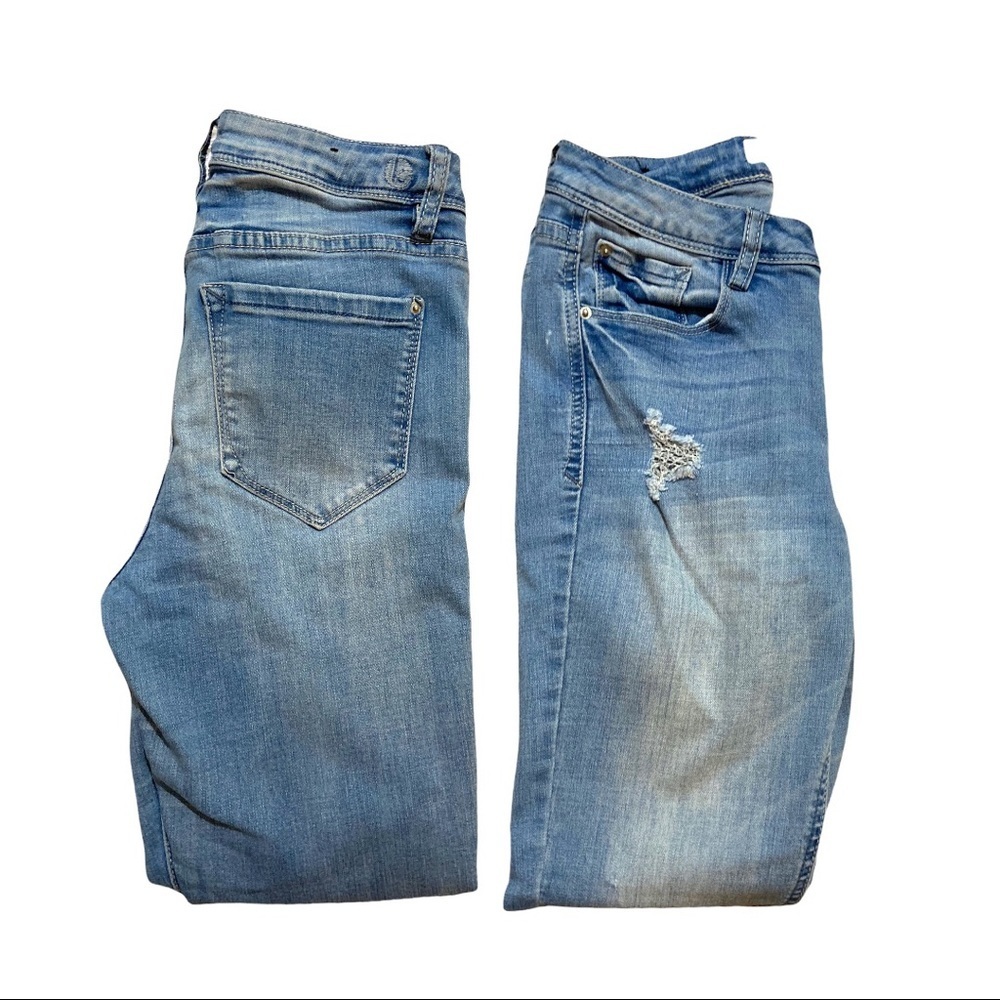 Kensie Woman’s Effortless Ankle Mid Rise Blue Jeans 4/27